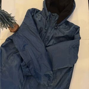 Blue Hooded Jacket